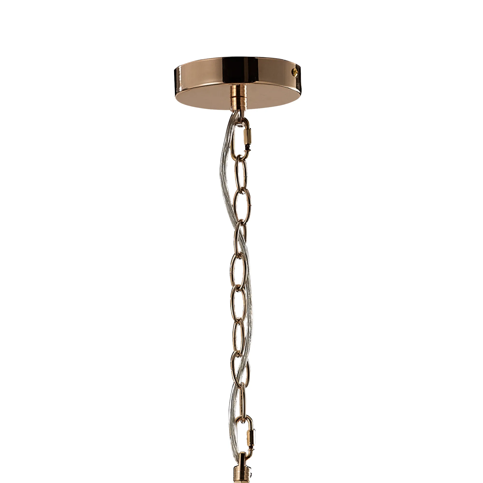 Kudo Crystal Ball Non-Electric SHADE ONLY French Gold IL30762  Diyas Kudo French Gold
